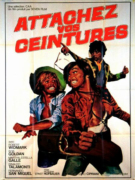 Affiche - ATTACHEZ VOS CEINTURES - 120x160cm