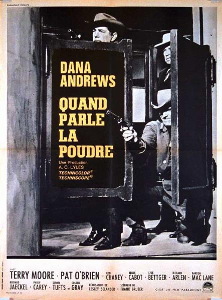 Affiche - QUAND PARLE LA POUDRE - 60x80cm