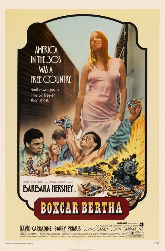 Repro 30x40cm - BERTHA BOXCAR - U.S.