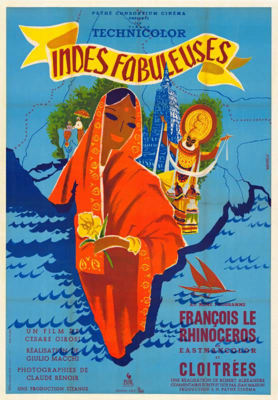 Repro 30x40cm - INDES FABULEUSES - Française