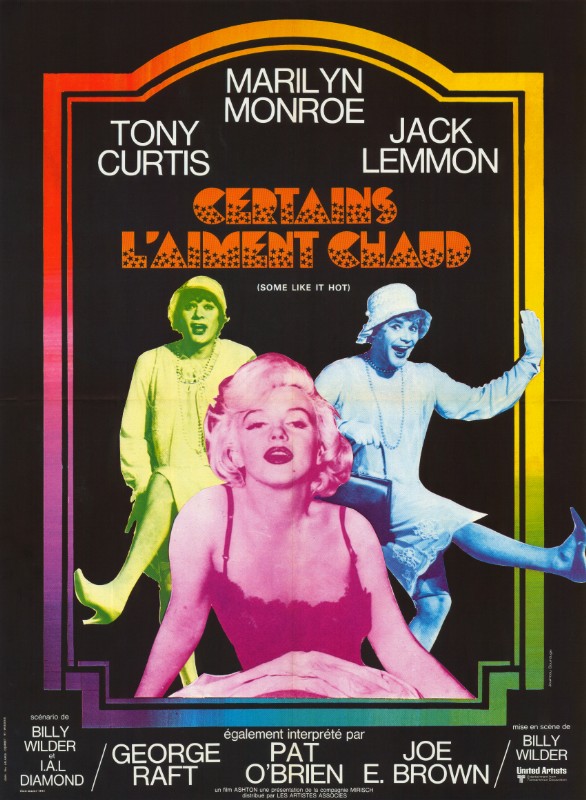 Affiche - CERTAINS L'AIMENT CHAUD - Ressortie 60x80cm
