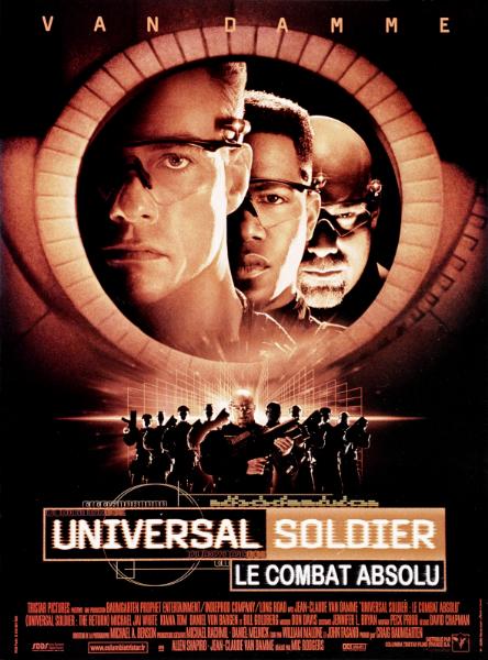 Affiche - UNIVERSAL SOLDIER, LE COMBAT ABSOLU - 40x55cm