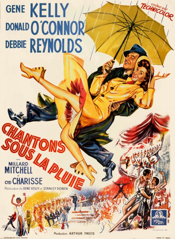 Repro 30x40cm - CHANTONS SOUS LA PLUIE - Française