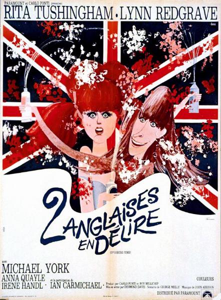 Affiche - DEUX ANGLAISES EN DELIRE - 60x80cm