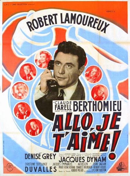 Affiche - ALLO JE T'AIME - 120x160cm