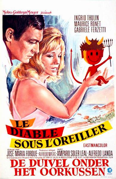 Repro 30x40cm - DIABLE SOUS L'OREILLER (le) - Belge
