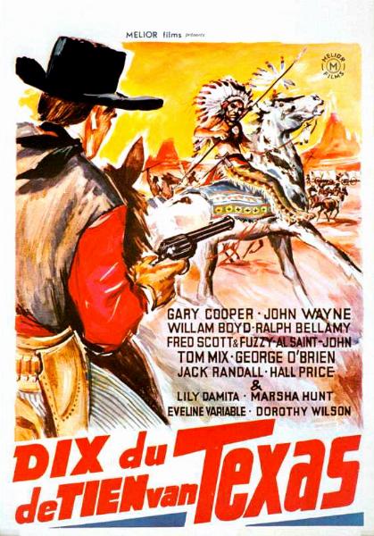 Affiche - DIX DU TEXAS - 36x56cm