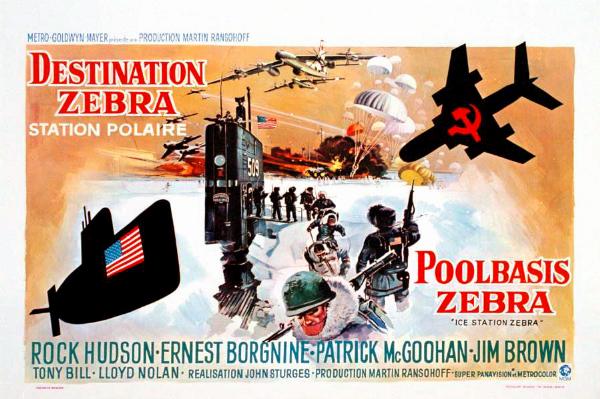 Repro 30x40cm - DESTINATION ZEBRA STATION POLAIRE - Belge