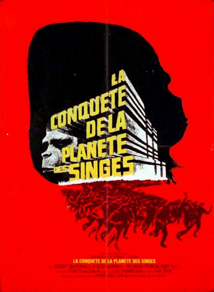 Repro 30x40cm - CONQUETE DE LA PLANETE DES SINGES (la) - Française