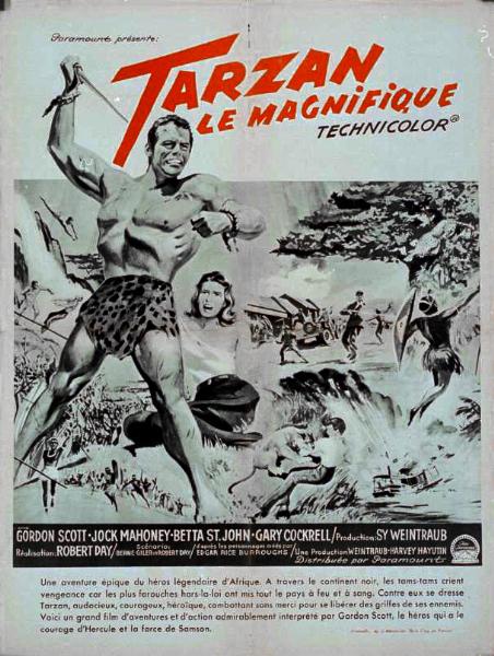 Repro 30x40cm - TARZAN LE MAGNIFIQUE - Française