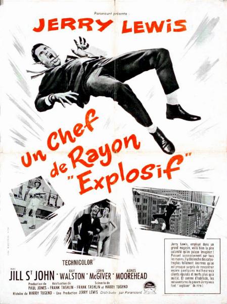 Repro 30x40cm - UN CHEF DE RAYON EXPLOSIF - Française