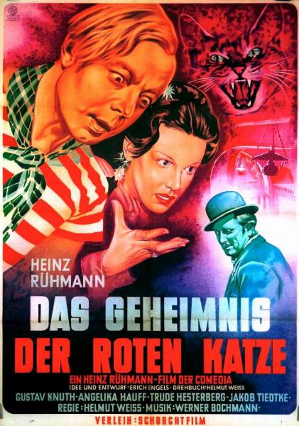Affiche - GEHEMNIS DER ROTEN KATZE (das) - 60x80cm - GER