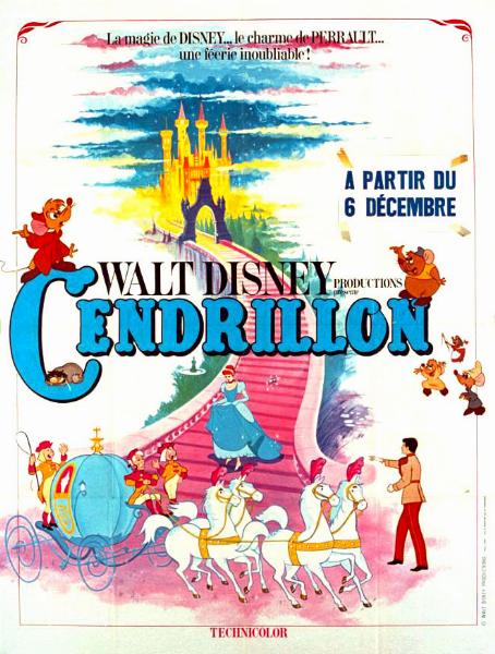 Affiche - CENDRILLON - Ressortie 120x160cm