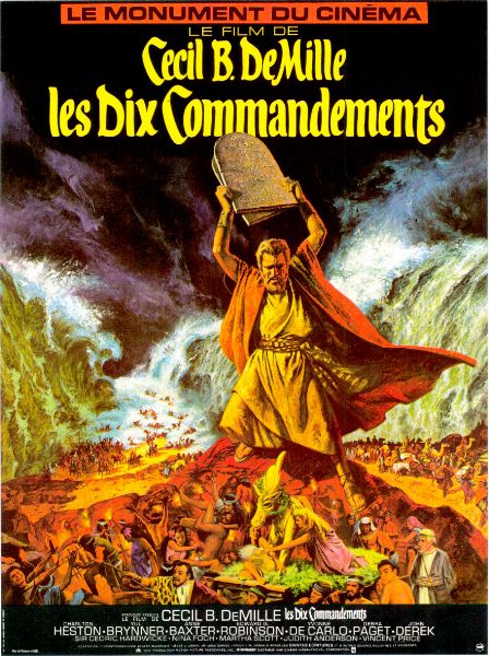 Repro 30x40cm - DIX COMMANDEMENTS (les) - Française