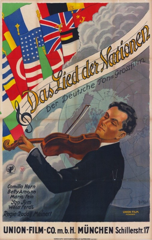 Repro 30x40cm - CHANSON DES NATIONS (la) - Allemande B
