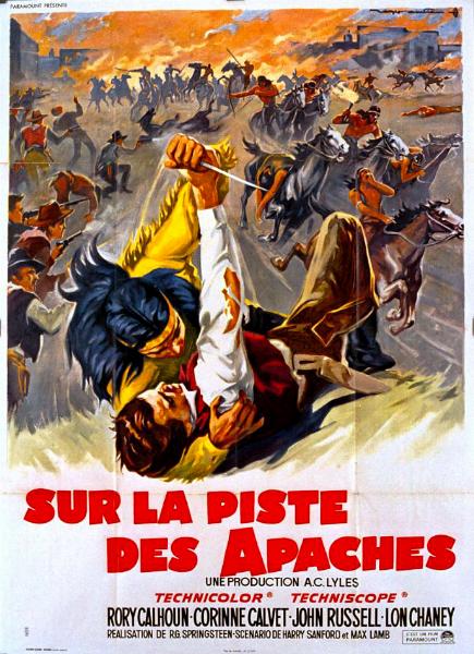 Affiche - SUR LA PISTE DES APACHES - 120x160cm