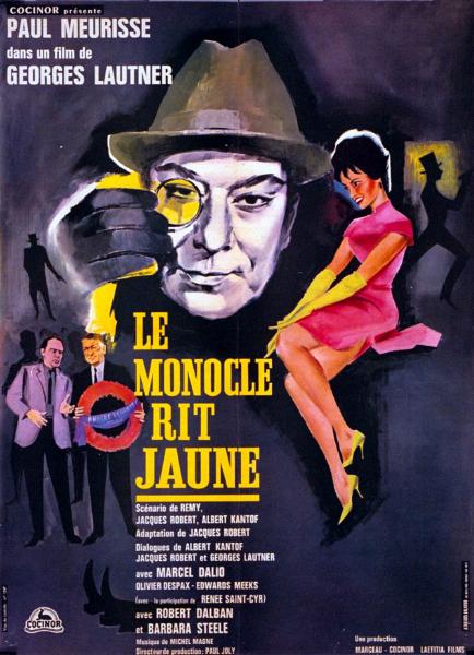Repro 30x40cm - MONOCLE RIT JAUNE (le) - Française