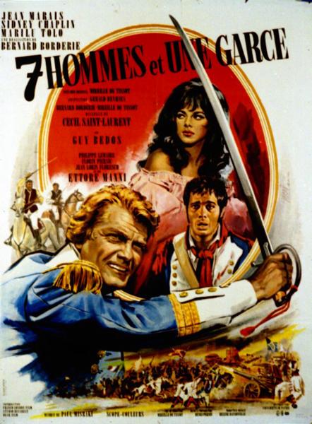 Affiche - SEPT HOMMES ET UNE GARCE - 60x80cm