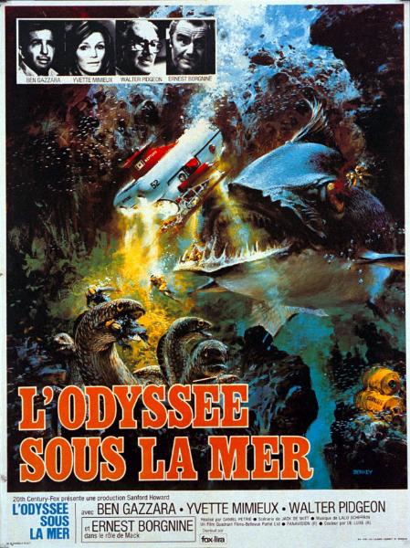 Repro 30x40cm - ODYSSEE SOUS LA MER (l') - Française