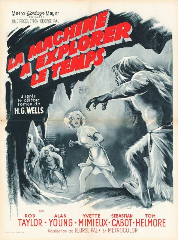 Repro 30x40cm - MACHINE A EXPLORER LE TEMPS (la) - Française