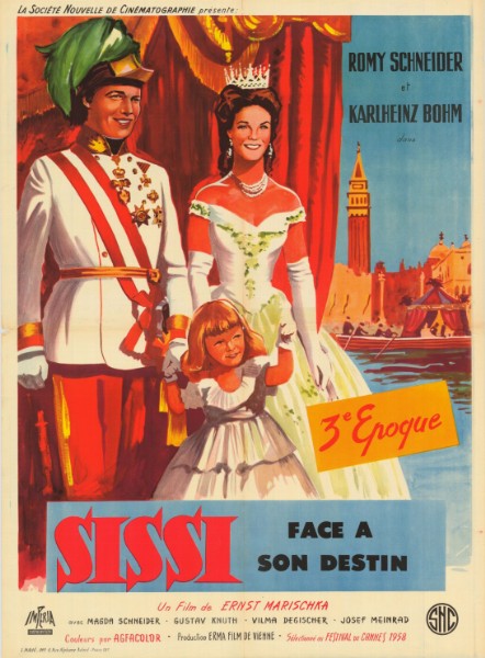 Repro 30x40cm - SISSI FACE A SON DESTIN - Française