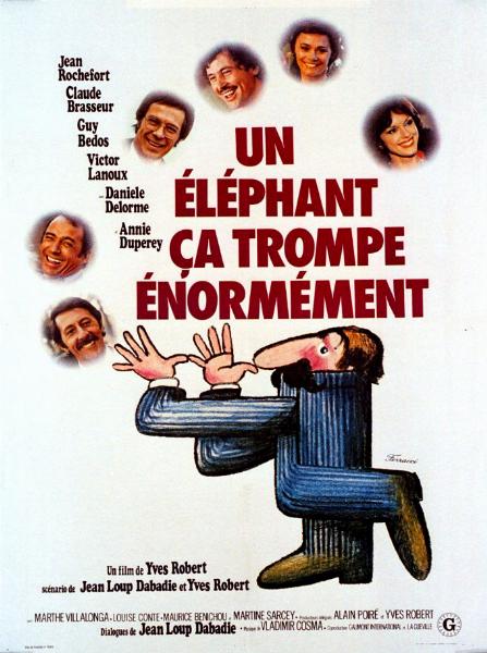 Affiche - UN ELEPHANT CA TROMPE ENORMEMENT - 60x80cm