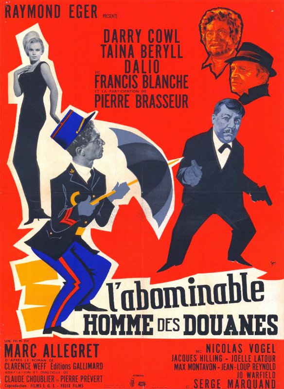 Repro 30x40cm - ABOMINABLE HOMME DES DOUANES (l') - Française