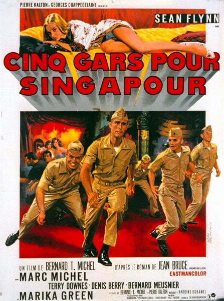 Affiche - CINQ GARS POUR SINGAPOUR - 120x160cm