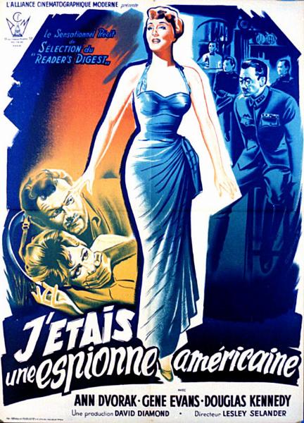 Affiche - J'ETAIS UNE ESPIONNE AMERICAINE - 60x80cm
