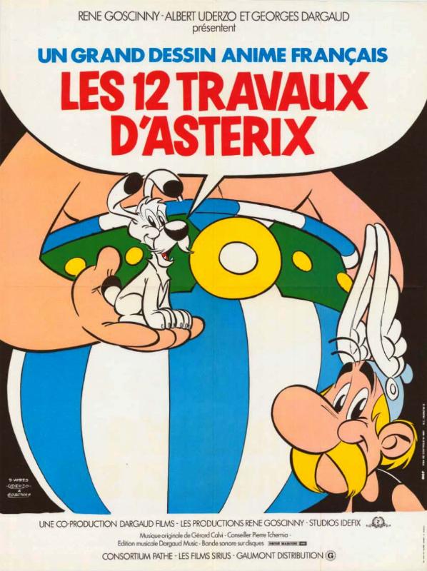 Affiche - DOUZE TRAVAUX D'ASTERIX (les) - 60x80cm