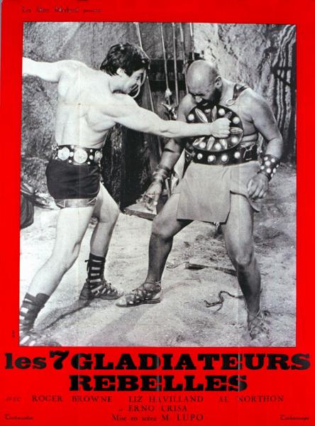 Affiche - SEPT GLADIATEURS REBELLES (les) - 120x160cm