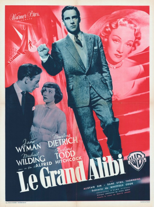 Repro 30x40cm - GRAND ALIBI (le) - Française