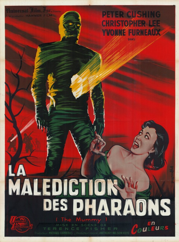 Repro 30x40cm - MALEDICTION DES PHARAONS (la) - Française