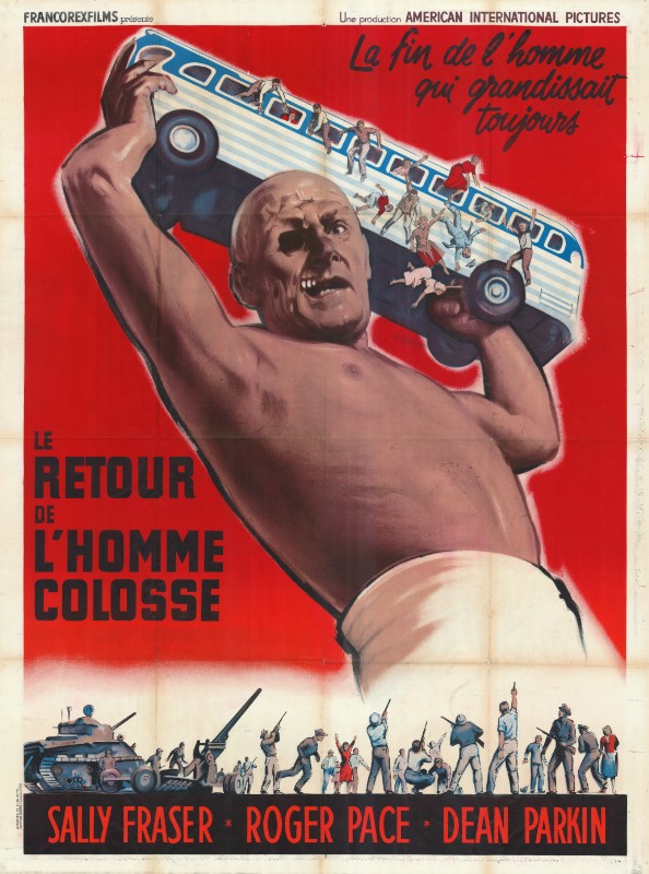 Repro 30x40cm - RETOUR DE L'HOMME COLOSSE (le) - Française