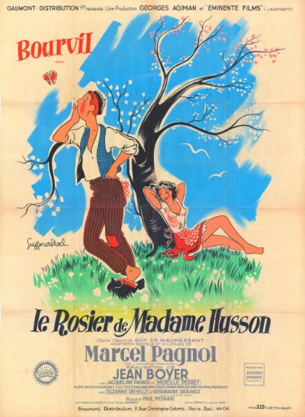 Repro 30x40cm - ROSIER DE MADAME HUSSON (le) - Française B