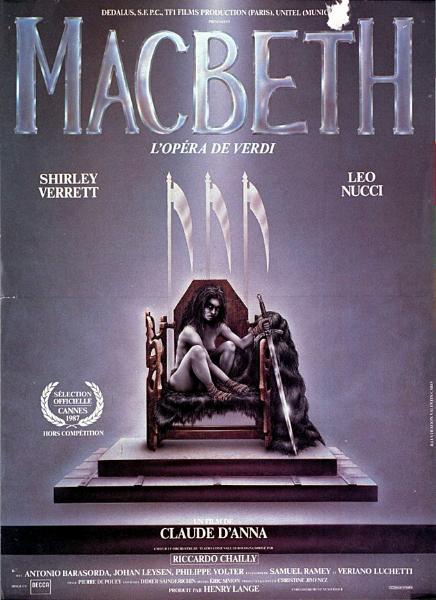 Affiche - MACBETH - 40x55cm -