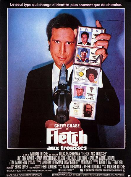 Affiche - FLETCH AUX TROUSSES - 40x55cm