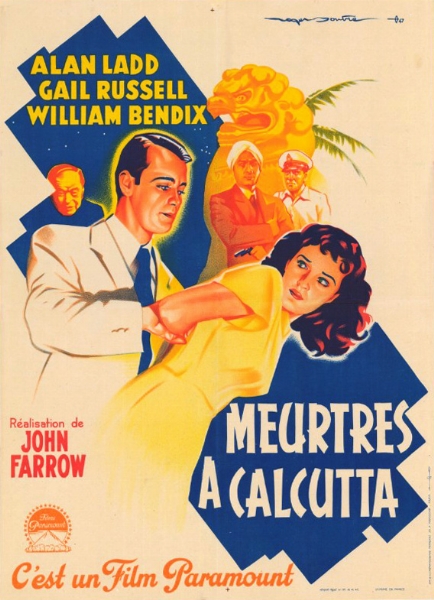 Repro 30x40cm - MEURTRES A CALCUTTA - Française
