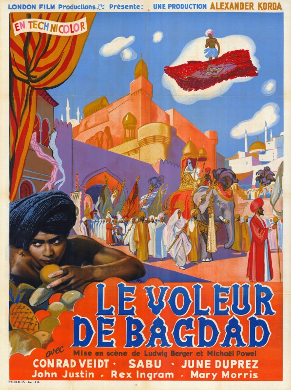 Repro 30x40cm - VOLEUR DE BAGDAD (le) - Française