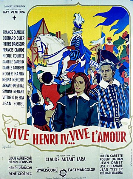 Repro 30x40cm - VIVE HENRI IV... VIVE L'AMOUR - Française