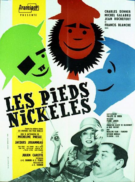 Repro 30x40cm - PIEDS NICKELES (les) - Française