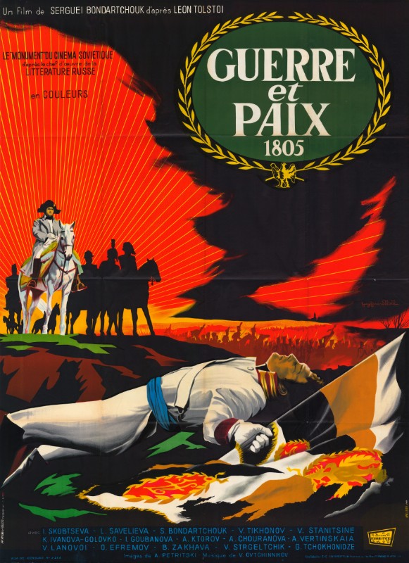 Repro 30x40cm - GUERRE ET PAIX - Française