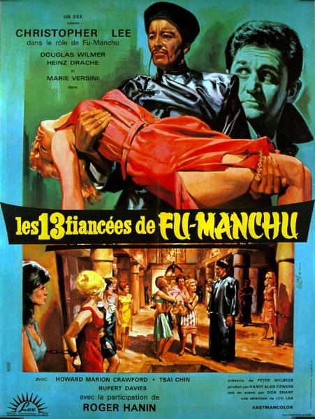 Affiche - TREIZE FIANCEES DE FU MANCHU - 60x80cm