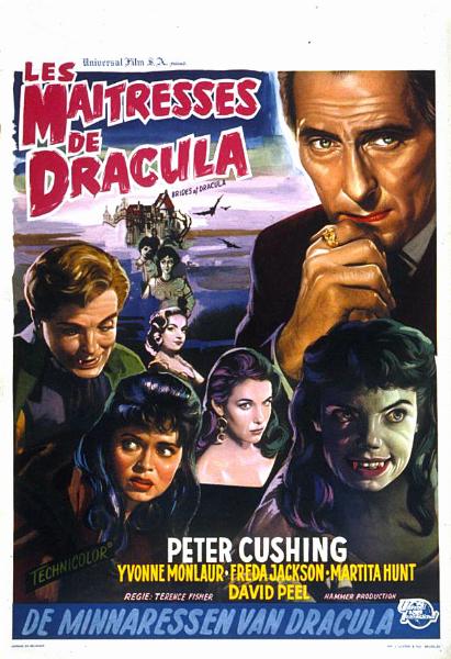 Repro 30x40cm - MAITRESSES DE DRACULA (les) - Belge