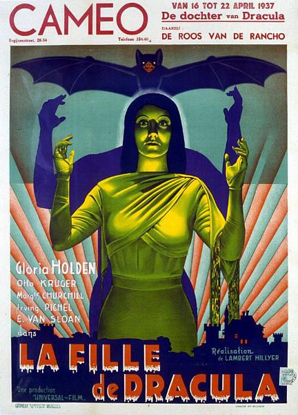 Repro 30x40cm - FILLE DE DRACULA (la) - Belge