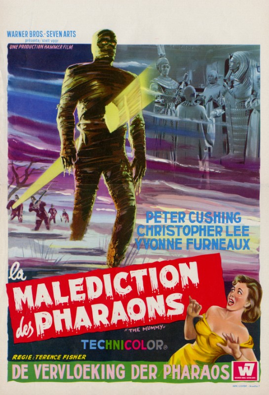 Repro 30x40cm - MALEDICTION DES PHARAONS (la) - Belge