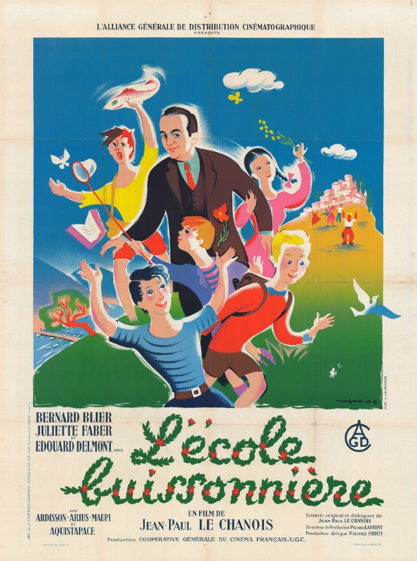 Repro 30x40cm - ECOLE BUISSONNIERE (l') - Française