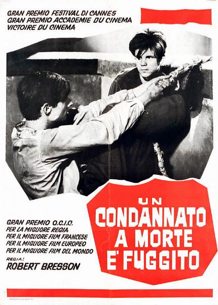 Affiche - UN CONDAMNE A MORT S'EST ECHAPPE - 100x140cm