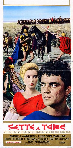 Affiche - SETTE A TEBE - 33x71cm