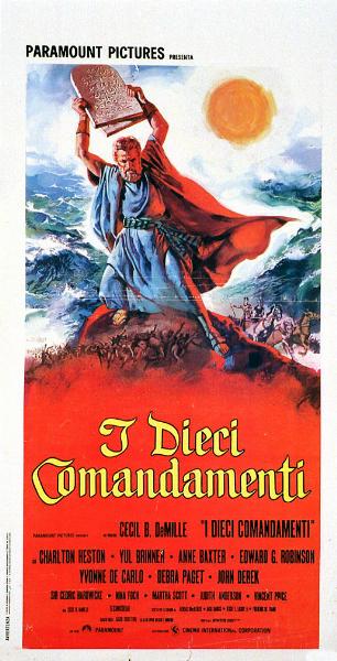 Affiche - DIX COMMANDEMENTS (les) - Ressortie 33x71cm